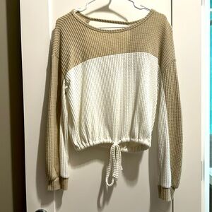 Hollister crop sweater size xs